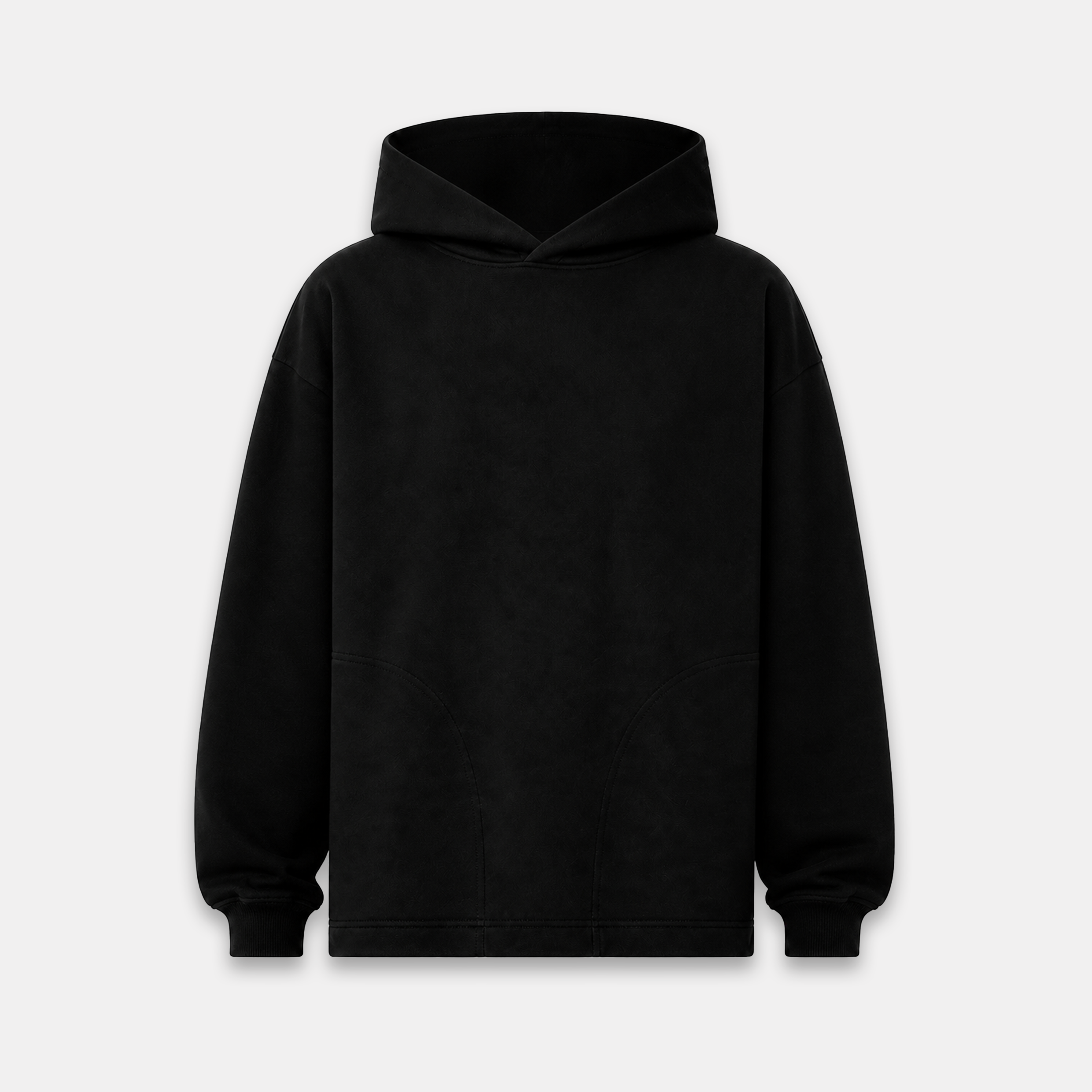 Hoodie noir oversize