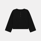 Nader - longue sleeve bouton oversize 250 gsm
