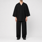 Valérie - t-shirt col v oversize 450 gsm