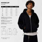 Lilian B - hoodie zip ajustable 450 gsm