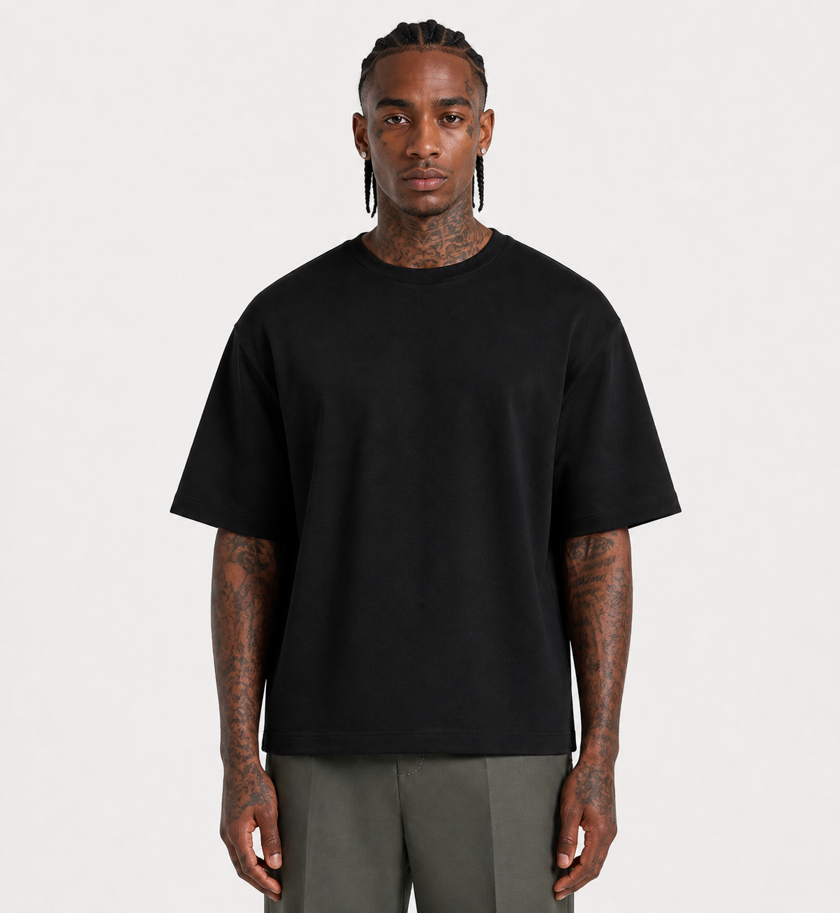 Mimi -  t-shirt semi crop semi oversize 250 gsm