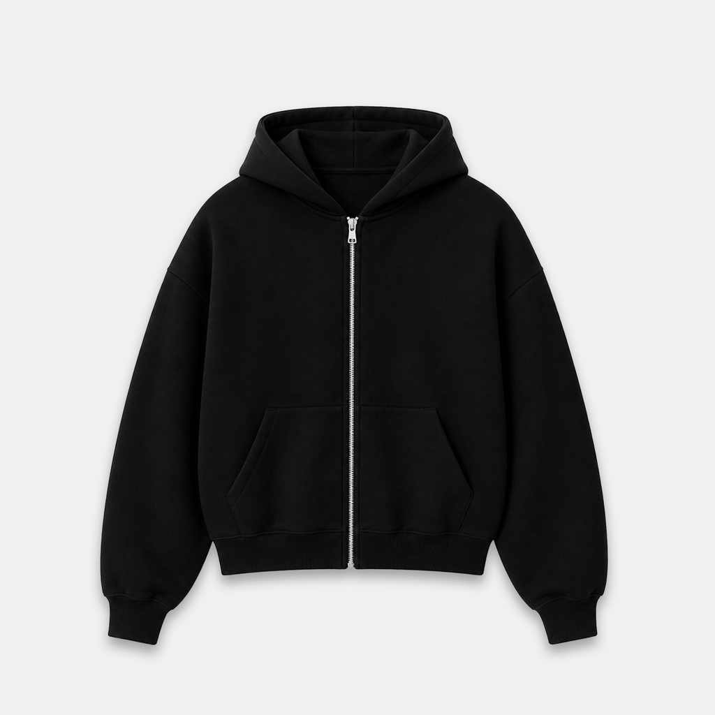 Boro - hoodie zip crop 450 gsm