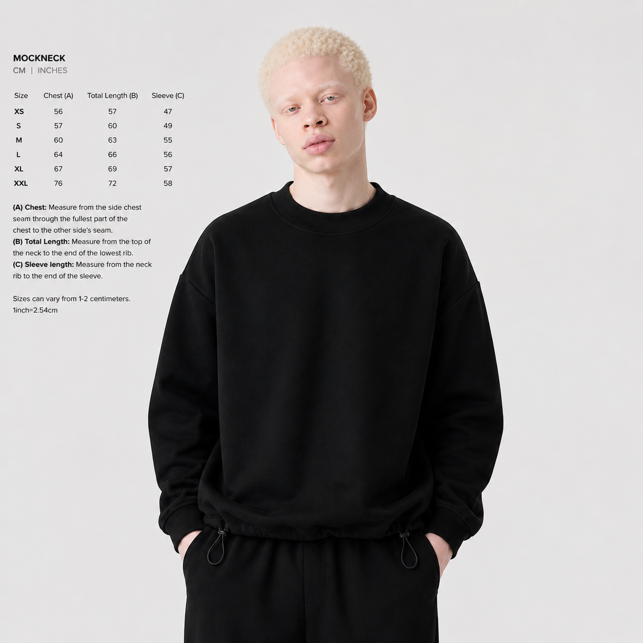 Baloo - crewneck ajustable 450 gsm