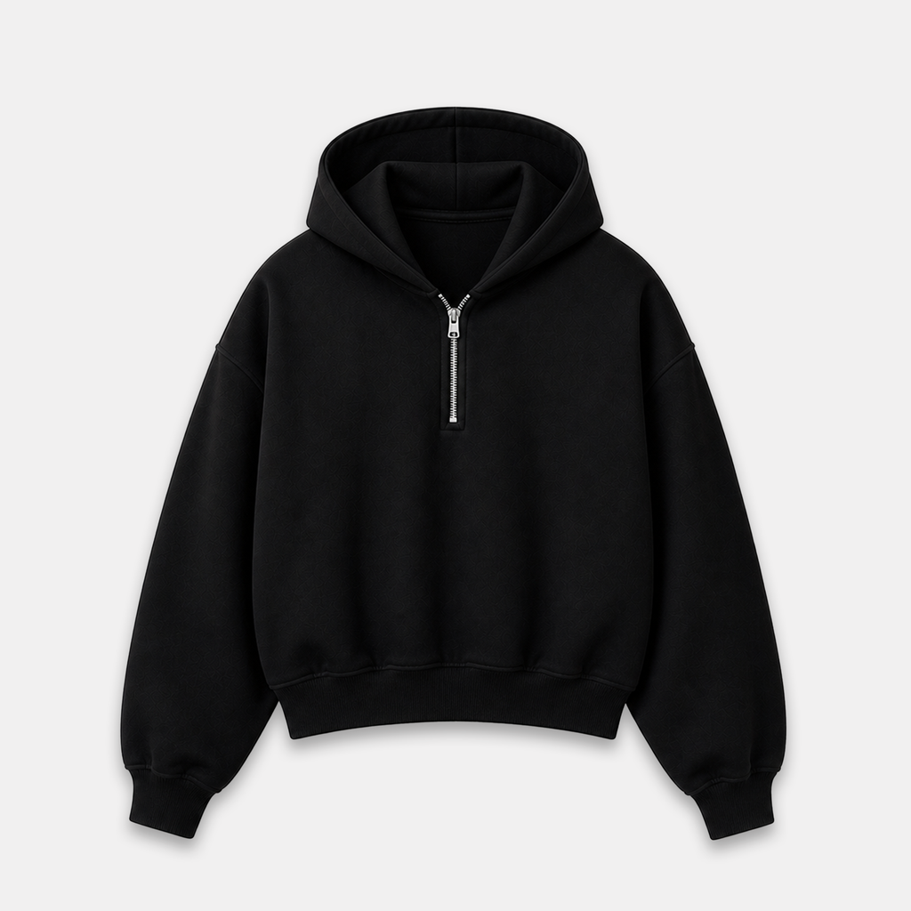 Zou - hoodie zip crop 450