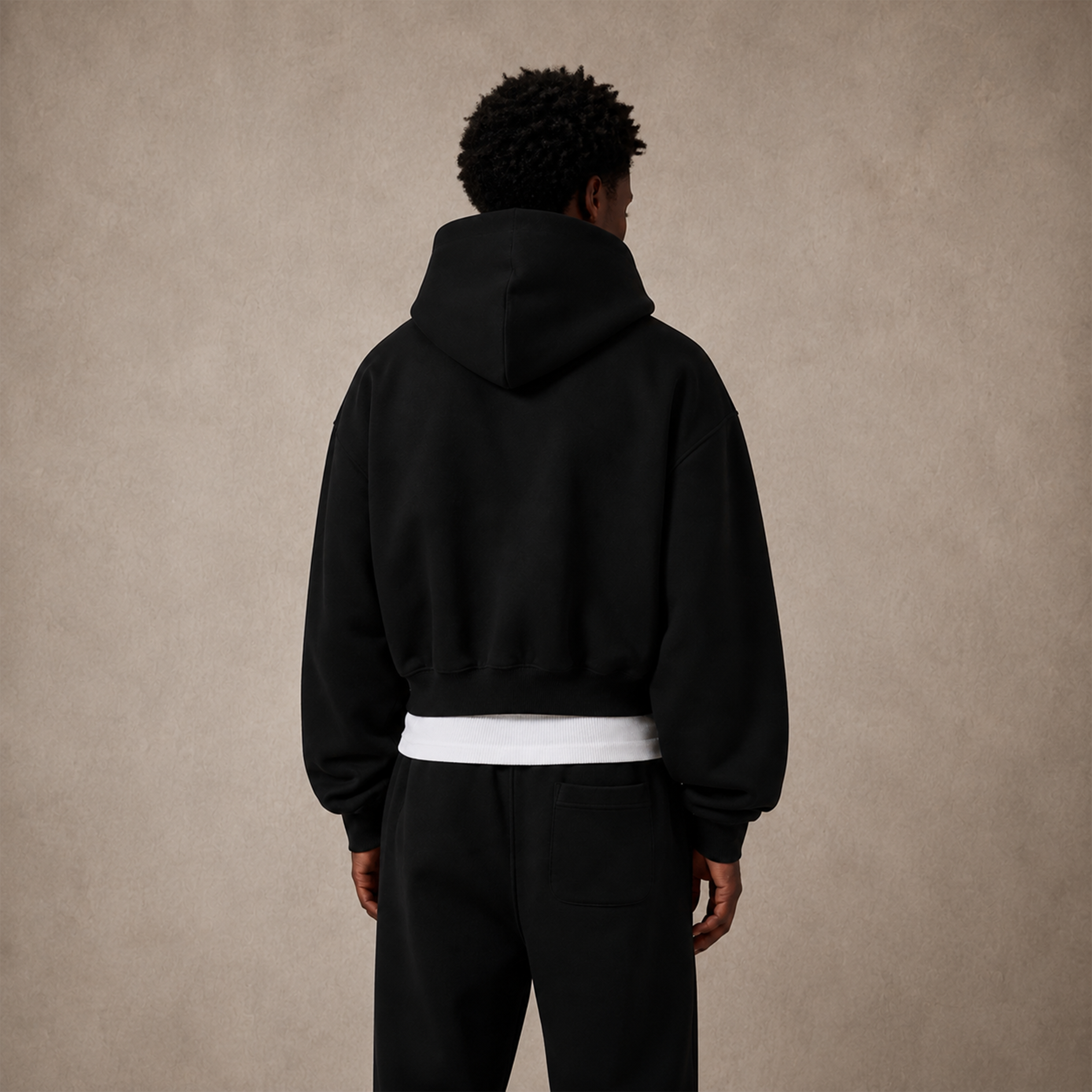 Zou - hoodie zip crop 450