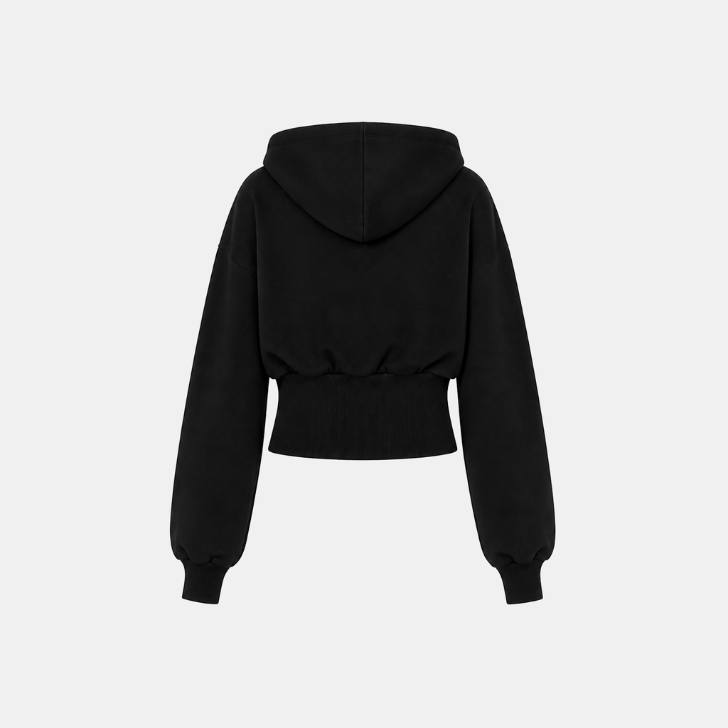 Ema - hoodie crop capuche 450 gsm